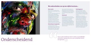 Onze coaches
Klanten zijn soms verrast over de
impact van de veranderingen die zij
doormaken.
YSC heeft in Nederland verschillende
ervaren coaches; psychologen,
bedrijfskundigen of HR managers.
Ze beschikken daarnaast zelf over
leidinggevende ervaring binnen
uiteenlopende sectoren, coachen
minimaal tien jaar en hebben
aanvullende opleidingen gevolgd.
Begeleiding in meerdere talen is
mogelijk. YSC beschikt wereldwijd
over een netwerk van ervaren coaches.
Partnership met organisatie
Coaching versterkt iemands
meerwaarde binnen de organisatie.
Wij zijn daarom altijd op zoek naar
partnership tussen coach, coachee
en organisatie. Een gezamenlijke
focus en goed overleg vergroot de
effectiviteit van een coachingstraject.
Graag denken wij mee over actuele
ontwikkelingen binnen de organisatie
en de eisen die deze stellen aan de
persoon.
Assessment
Wij zijn specialist in het uitvoeren
van verschillende soorten persoonlijk-
heidsonderzoek. Zo’n onderzoek
is in te zetten als start van een
coachingstraject en vergroot het
inzicht in individuele mogelijkheden
en kwaliteiten. Regelmatig zetten we
losse onderzoeken in die informatie
geven over iemands werkwijze, waar
iemand aan hecht en waar men voor
staat in het werk.
We onderscheiden ons op een vijftal terreinen…
Coachingsproces
Wij zijn voorstander van een
planmatige aanpak, waarbij de
bestemming en de weg daar naar
toe zijn omschreven. Dit geeft zowel
voor de kandidaat als de organisatie
richting.
Tegelijkertijd is coaching een
dynamisch proces dat inspeelt op
veranderende omstandigheden.
In onze visie horen structuur en
flexibiliteit elkaar te versterken.
Onze coachingstrajecten starten
altijd met een oriëntatie. In deze fase
staat kennismaking met cliënt en
opdrachtgever centraal. We bepalen
daarnaast gezamenlijk de gewenste
einddoelen. We spreken tussentijdse
evaluatiemomenten af, al dan niet
samen met de opdrachtgever.
Onderscheidend
Ik zie nu dat ik zelf keuzes heb en initieer nu gemakkelijker
activiteiten. Daardoor ben ik nu veel zichtbaarder binnen
de organisatie.
 