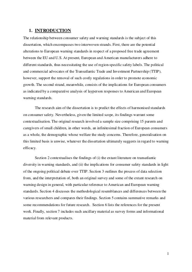 Dissertation on the impact of euro