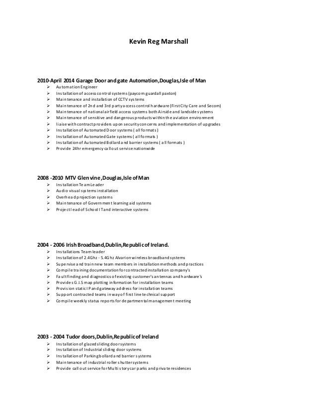 krmarshall resume 06 05 15