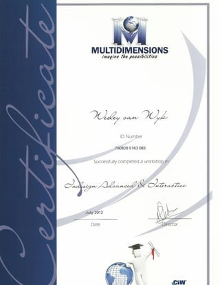 Multidimensions Certificates