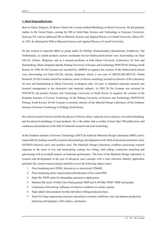 Prof Cooman BCDeCooman_Curriculum Vitae_DECEMBER 2016 | PDF
