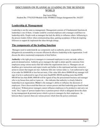 ENTERPRISE MANAGEMENT ASSIGNMENT 1 REV 0 | PDF