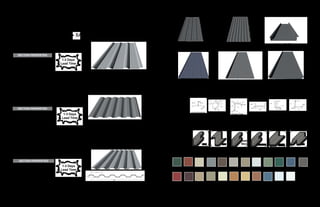 RAMCAST
PBR PANEL
7.2 LONGSPAN PANEL
7.2 ECONO RIB
ROOF • SIDING • SHEDS • BARNS • CARPORTS • CORRALS
PANEL INFORMATION
MATERIAL: 26 Ga standard;
	 22-24 Ga available
FINISH: Bare Galvalume
	 SMP Painted Colors
COVERAGE: 3 feet (36” inches)
INSTALL: Exposed fastening
LENGTH: Custom cuts to the inch
ACCESSORIES: Screws & Flashings
SECTION PROPERTIES
Fy E WEIGHT v
KSI KSI PSF kip/ft
* * * *
SECTION PROPERTIES
Fy E weight Va
KSI KSI PSF kip/ft
80 29000 0.822 1.408
ADDITIONAL PANELS AVAILABLE *
CUSTOM BUILDING TRIM
SECONDARY FRAMING
SPM COLORS
Cee Zee
Eave
Strut Channel Angle Hat
Ag Panel Corrugated Metro-Soffit
Metro-Seam 500 Metro-Seam700 Metro-Lok
Ridge Cap Sculptured Rake Eave Trim Head-Jamb Base Trim Outside Angle
1-3 Days
Lead Time
1-3 Days
Lead Time
* Typical Lead Time: 1-2 Weeks
* Denotes special order colors (call for lead times)
*16 GA standard;
Call for other
Gauges
*20+ additional trim
profiles available
*Custom fabricated
profiles available in
lengths up to 25 ft
*Available in bare
galvalume or
painted colors
7.2
36”
1 1/2”
PANEL INFORMATION
MATERIAL: 26 Ga standard;
	 22-24 Ga available
FINISH: Bare Galvalume
	 SMP Painted Colors
COVERAGE: 3 feet (36” inches)
INSTALL: Exposed fastening
LENGTH: Custom cuts to the inch
ACCESSORIES: Screws & Flashings
PANEL INFORMATION
MATERIAL: 26 Ga standard;
	 22-24 Ga available
FINISH: Bare Galvalume
	 SMP Painted Colors
COVERAGE: 3 feet (36” inches)
INSTALL: Exposed fastening
LENGTH: Custom cuts to the inch
ACCESSORIES: Screws & Flashings
*Tahoe
*Hawaiian
Ash GreyOld Town *Charcoal*DenaliEmerald Country
*Crimson *Burgundy
Lightstone Cocoa
*Burnished
Sahara Tan
*Sea Wolf *Desert *Terra Cotta
Polar
*Bright *China
*Patina
*Copper *Gold
1-3 Days
Lead Time
*These color samples may not exactly match actual product colors. Plese request a color
chart for a closer color match.
SECTION PROPERTIES
Fy E WEIGHT v
KSI KSI PSF kip/ft
80 29000 0.860 1.613
 