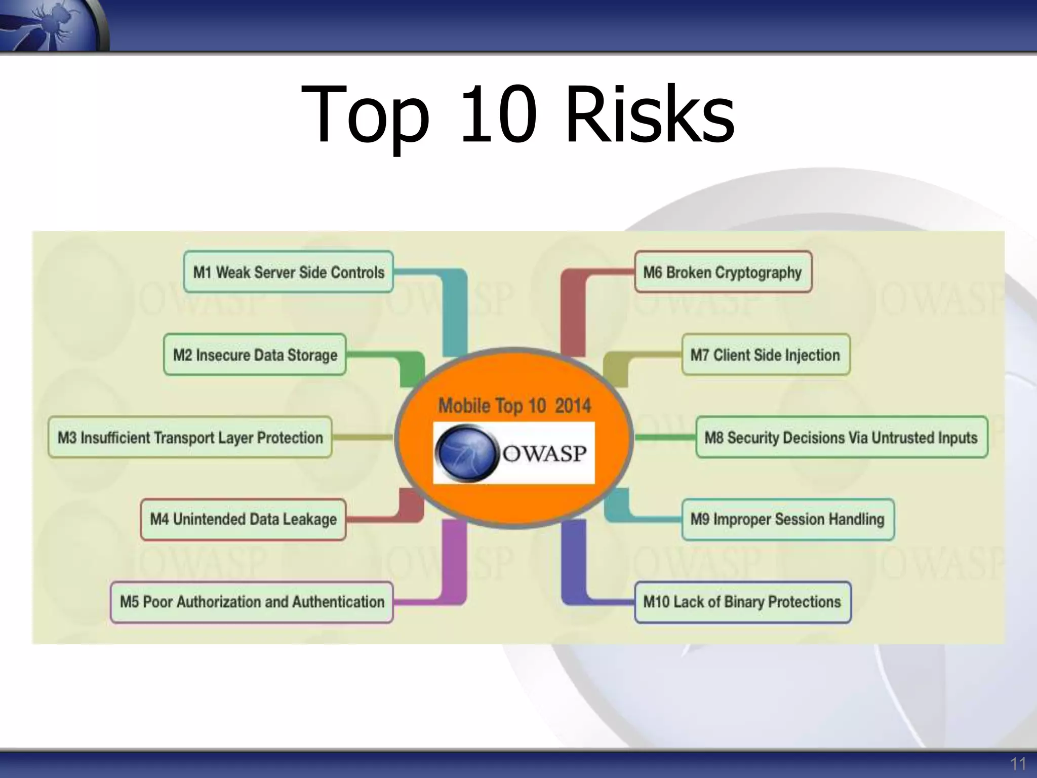 11
Top 10 Risks
 