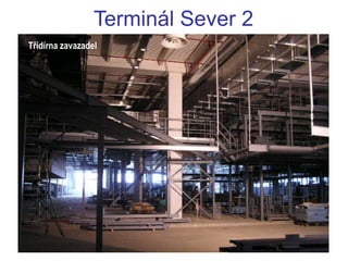 Třídírna zavazadel
Terminál Sever 2
 