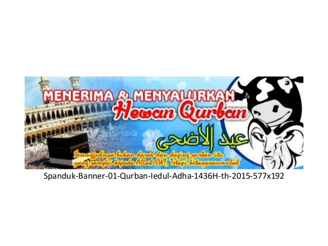 9 desain  banner spanduk  qurban  idul adha