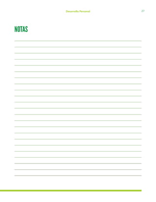 27Desarrollo Personal
NOTAS
 