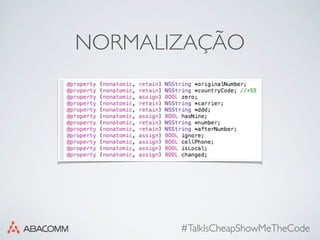 NORMALIZAÇÃO
#TalkIsCheapShowMeTheCode
 