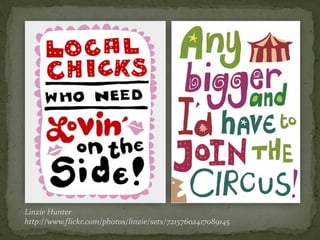 Linzie Hunter
http://www.flickr.com/photos/linzie/sets/72157602417089145
 