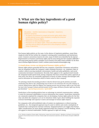 DevelopHumanRightsPolicy_ON BUSINESS AND HUMAN RIGHTS. | PDF