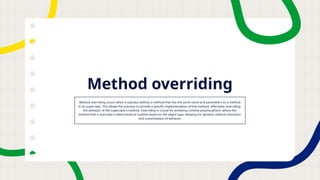 The Four Pillars of Object-Oriented Programming | PPTX