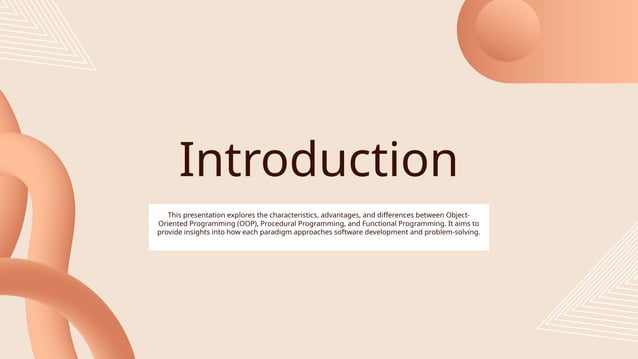 Comparison of OOP with Procedural and Functional Programming | PPT