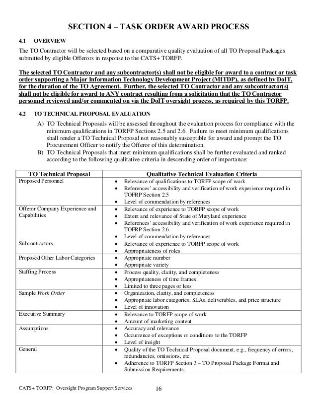 it support proposal template