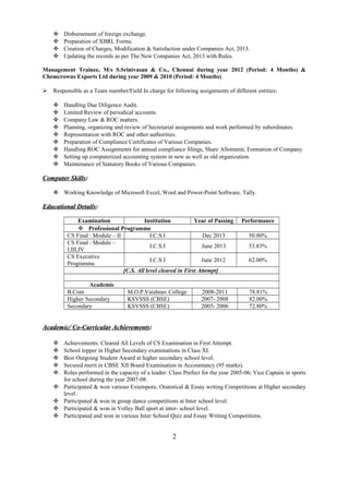 ACS Urvashi Bagri Resume PDF ACS Urvashi Bagri Resume PDF