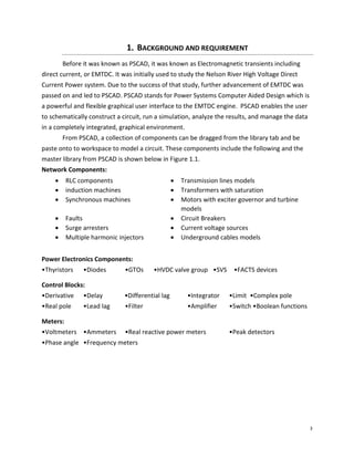 PSCAD Final Report | PDF