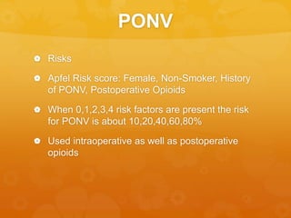 ponv | PPTX