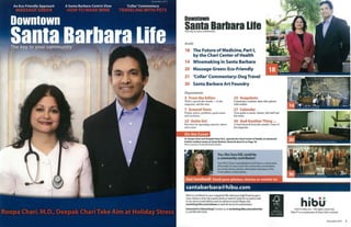 Chari Center in Downtown SB Life Dec2013 Issue  cover issue