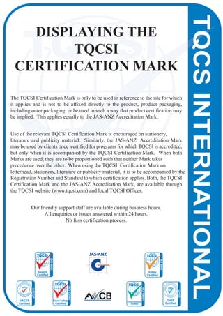 TQCSI Promo Material 2015 | PDF