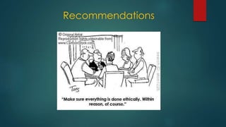 Recommendations
 