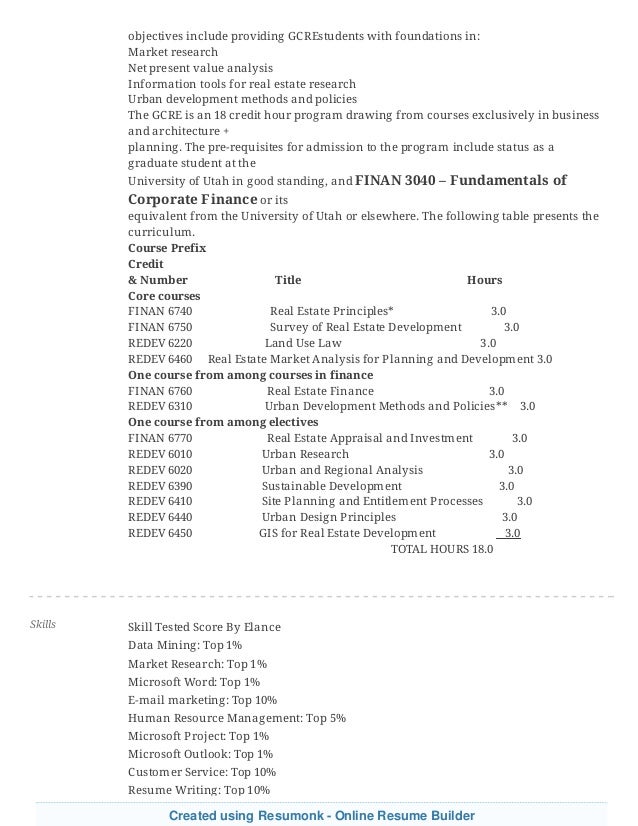online resume builder