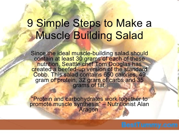 9 Easy Step To Make A Muscle Building Salad