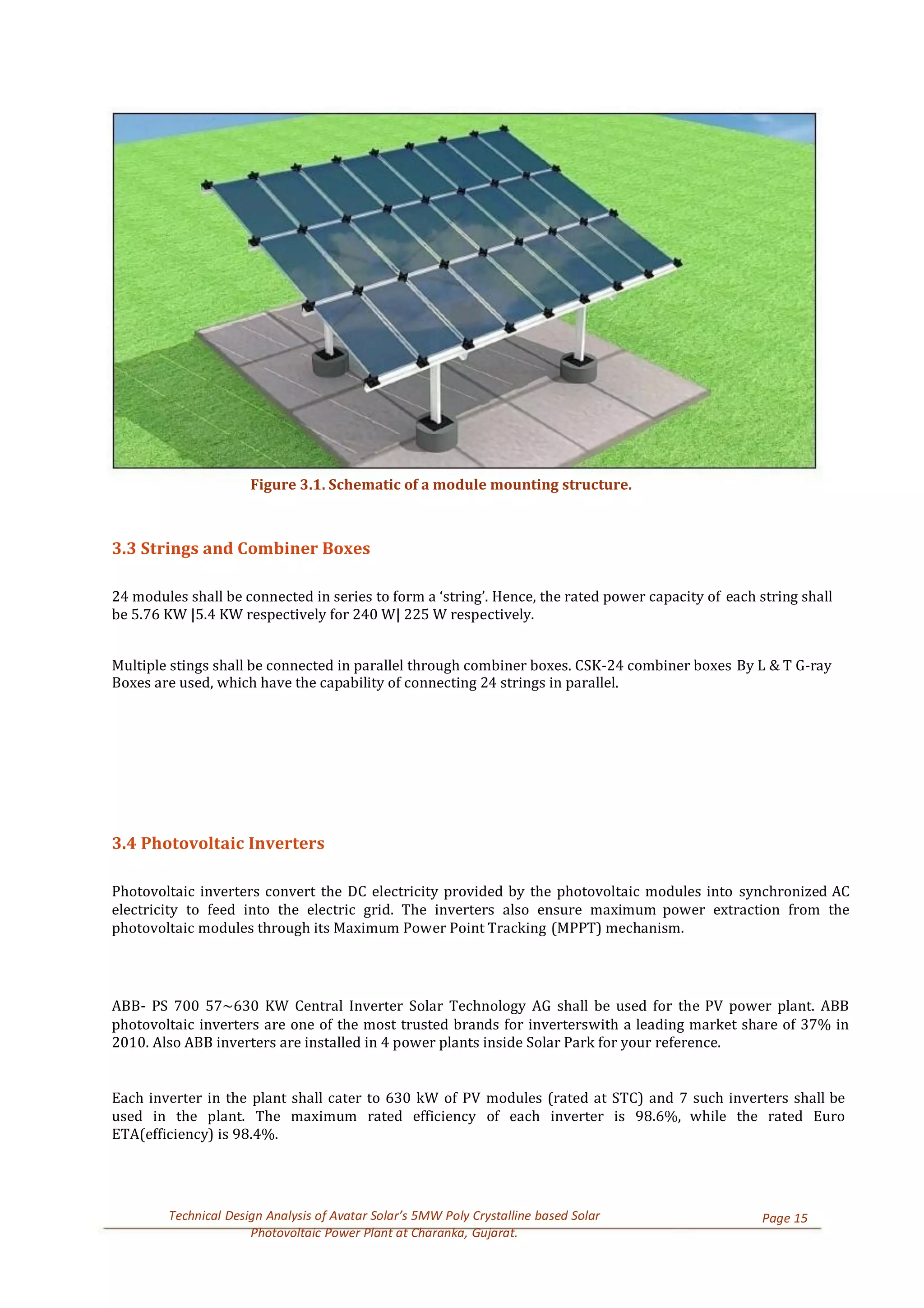 AVATAR_SOLAR_DPR_MAY_18_2013 | PDF | Power and Energy Industry | Industries
