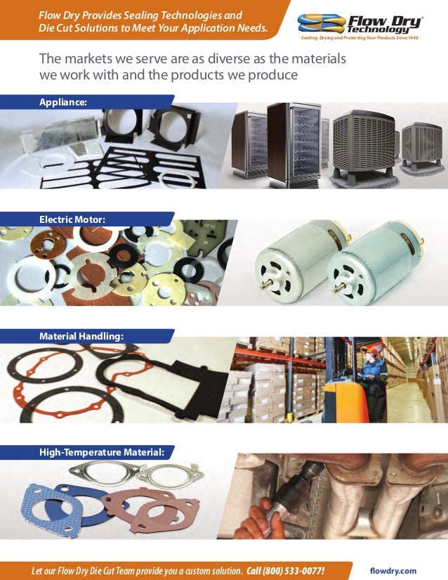 Flow Dry Gasket & Die Cut Products Brochure
