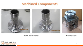 19
Wheel Bearing Spindle
Machined Components
Machined Spool
 