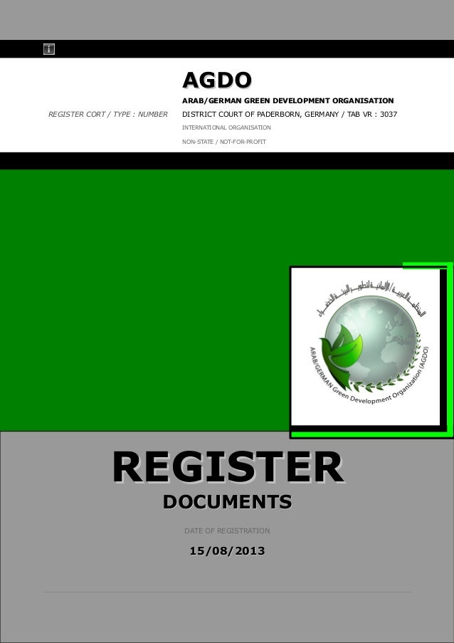2013 08 21 Agdo Register Certificate Documents
