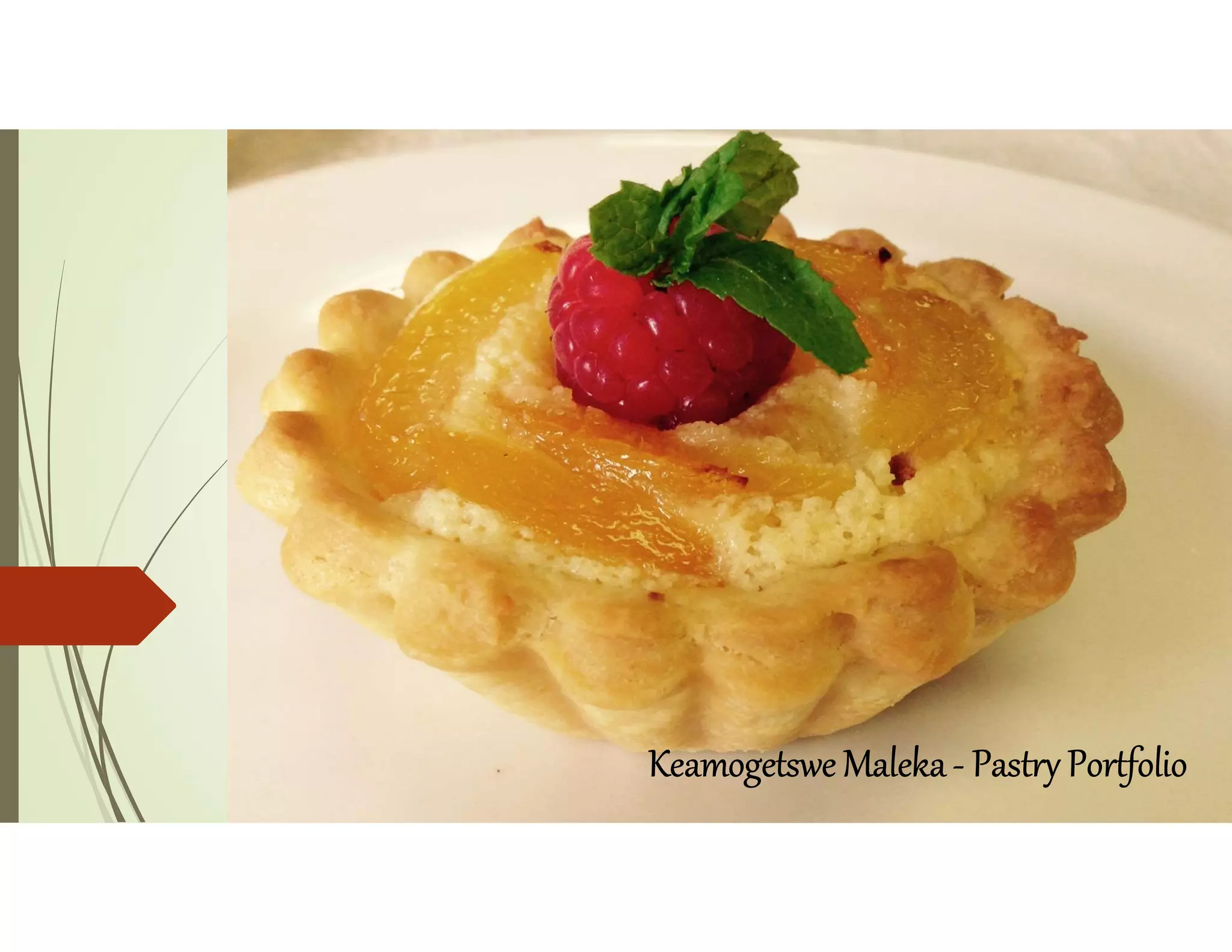 Keamogetswe Maleka- Pastry Portfolio