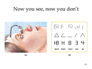 19
Now you see, now you don’t
 
