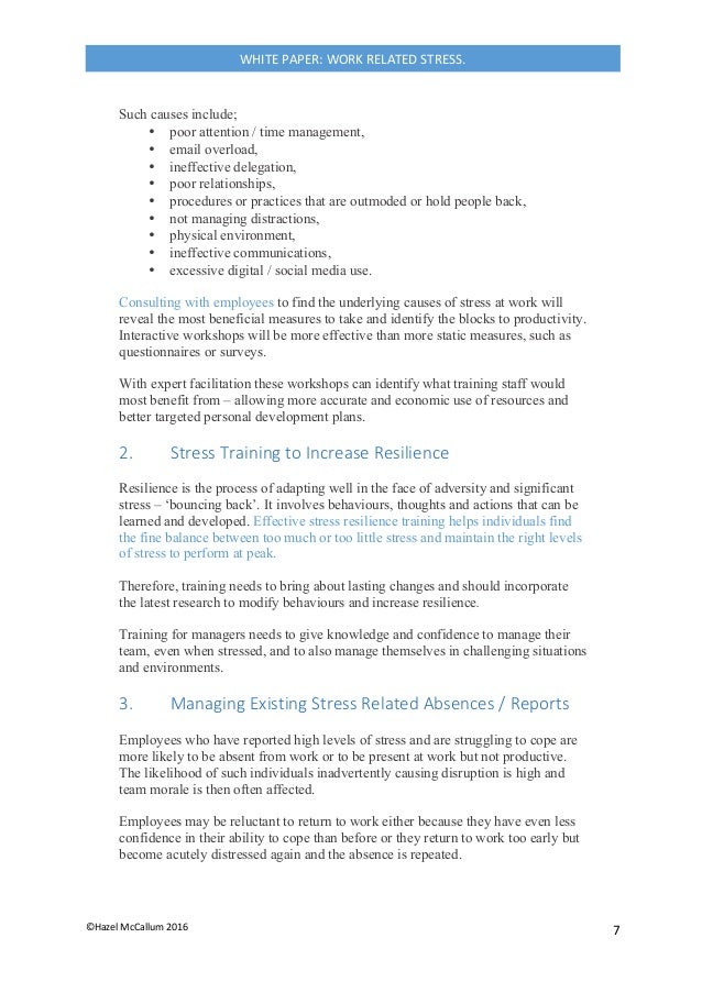 work related stress paper (toxic work by: barbara bailey reinhold, edd pg10) in addition to work related stress, many people carry around tension from their home lives. work related stress paper (toxic work by: barbara bailey reinhold, edd pg10) in addition to work related stress, many people carry around tension from their home lives.