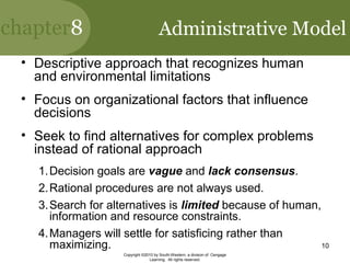 9e daft chapter_8_managerial_decision_making | PPT
