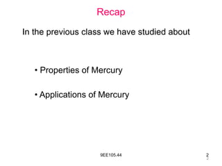 9EE105.44. BASIC ELECTRICAL ENGINEERING POLYTECHNIC | PPT