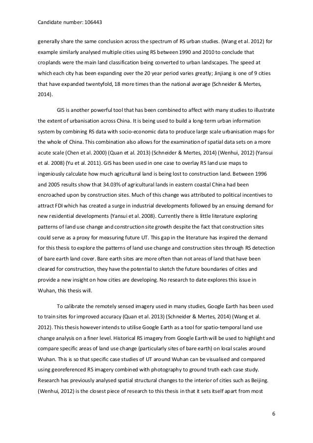 Dissertation environmental
