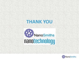 THANK YOU
NanoSmiths
 