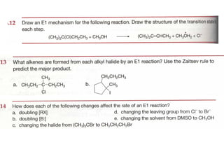 9 elimination rxns | PPT