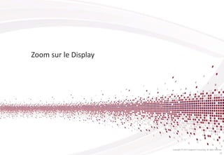 Zoom sur le Display
Copyright © 2013 Capgemini Consulting. All rights reserved.
13
 