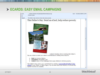 Easy to Understand….Compelling reason to give …