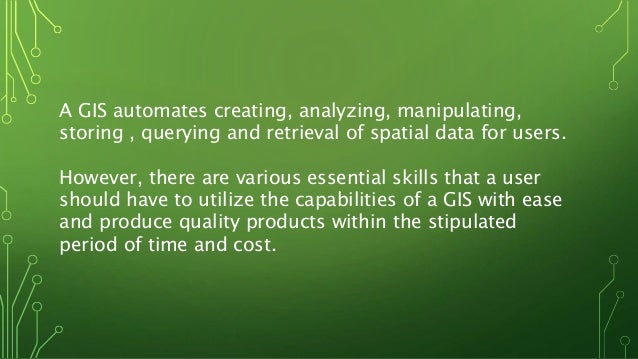9 essential gis skills gis skills