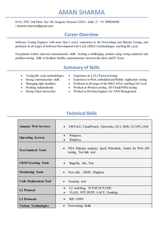 Engineer Aman Aman Sharma | DOCX