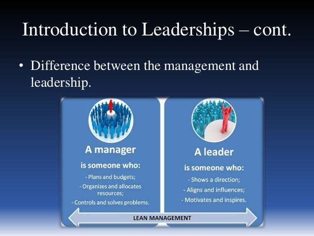 management and leadership presentation
