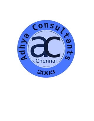 Adhya Blue Logo