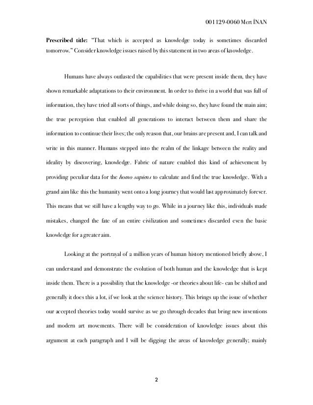 Tok essay help may 2013 Tok essay help may 2013