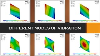 DIFFERENT MODES OF VIBRATION
 