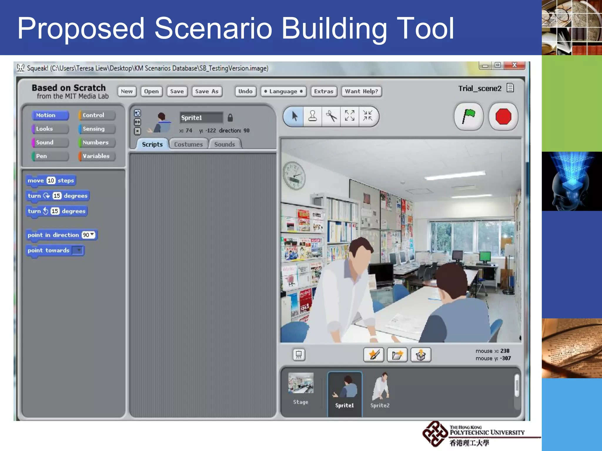 Proposed Scenario Building Tool
 