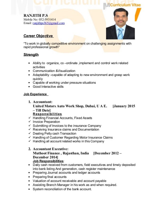 company biodata