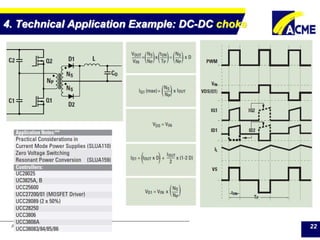 ACME Electronics Corporation
4. Technical Application Example: DC-DC choke
22
 