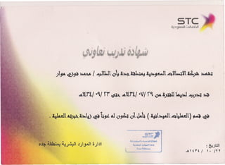 STC Certificate