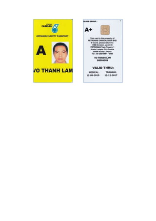 Vo Thanh Lam - OSP Card